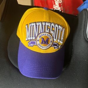MINNESOTA Football Purple & Gold 3D
Embroidered Hat/Cap - With Vikings Pin
NWOT